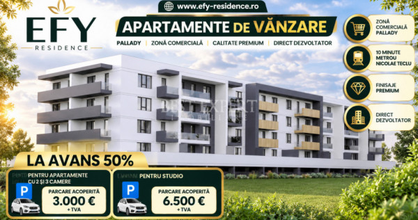 2 Camere | Ideal Investiei | 10 Min. Metrou Nicolae Teclu |