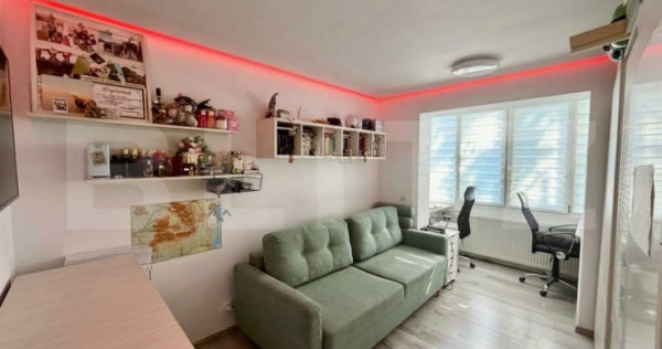 Apartament cu 2 dormitoare, etaj 1, 52 mp, zona Andrei Mures
