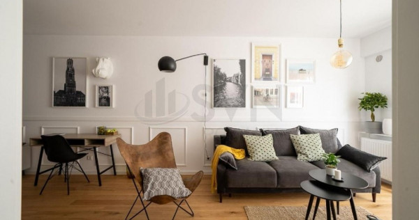 Apartament 2 camere premium in Aviatiei Park | Mobilat complet | Balcon spre gradina interioara