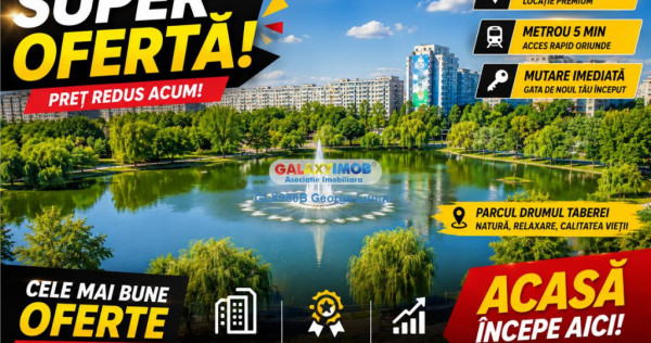 Apartament 2 camere Drumul Taberei zona Azzurro