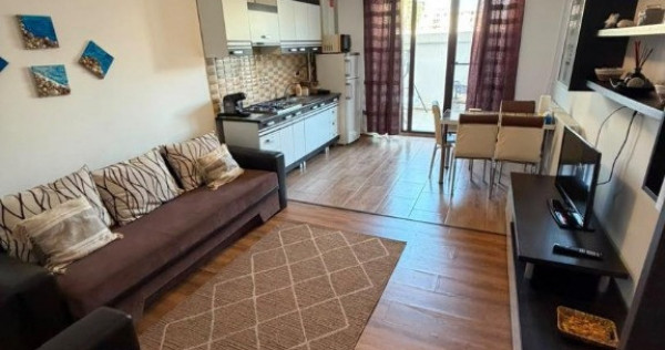 Mamaia Nord, Lidl, de inchiriat apartament 2 camere, parter, gaze, mob