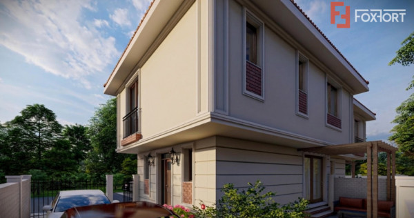 Proiect modern in stil mediteranean cu 4 camere - Giroc
