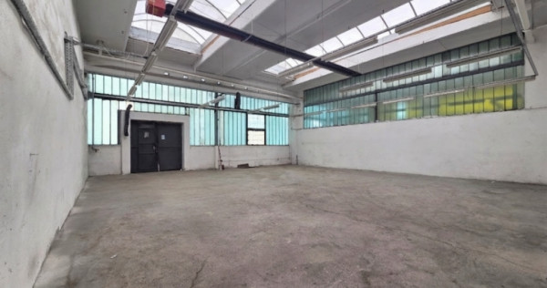 Hala industriala de inchiriat 170 mp &ndash; open space &ndash; trif