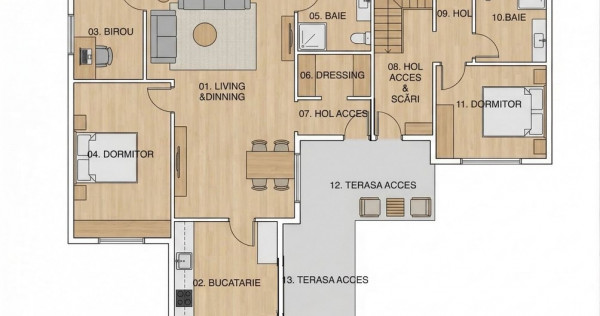 REPOZITIONARE DE PRET - Casa pe parter cu 128 mp utili si cu