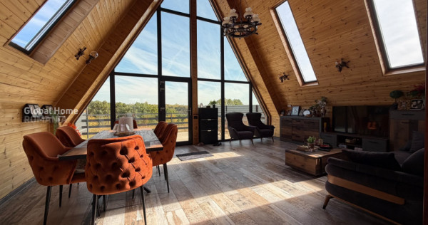 For Sale | Casa A-Frame | View padure | 10 km de Pitesti