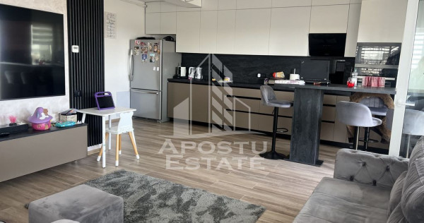 Apartament cu 3 camere de vanzare, 2 locuri de parcare, et 1, Giarmata Vii