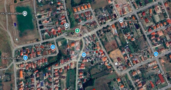 Teren intravilan de vanzare 1000 mp, ideal duplex, Sanmihaiu Roman.