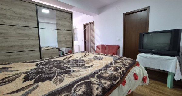 Apartament 1 camera curte comuna,zona Alfa