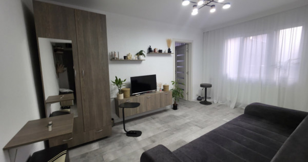 Apartament 2 camere, 38 mp utili, renovat recent, mobilat, e