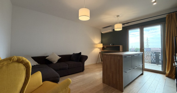 Apartament cu 2 camere, etaj 3, 45 utili, terasa 12mp - zona