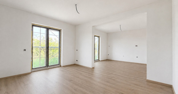Duplex 5 camere, 3 bai, 120mp utili, 200mp teren - Chisoda