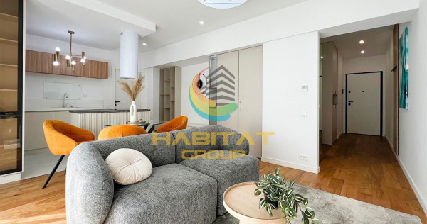 One Cotroceni Park 2 camere 5/8, parcare + boxa, complet utilat mobilat lux