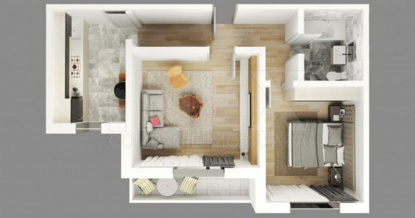 Apartament 2 camere in Trivale City | TC6 X2 | Faza 2