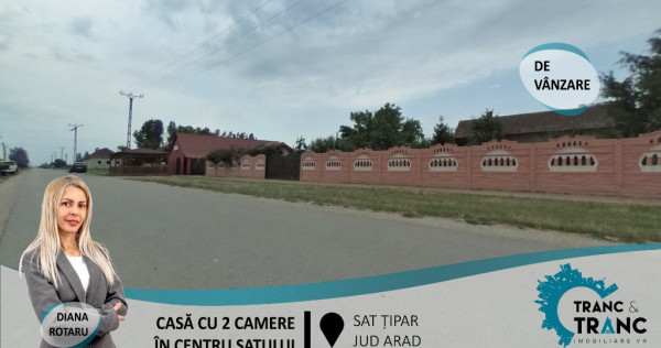 Casă cu 2 camere în centru satului,în Țipar (ID: 26863)