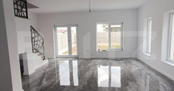 Duplex despartit, 4 camere, 120 mp utili, finisat, Ghiroda