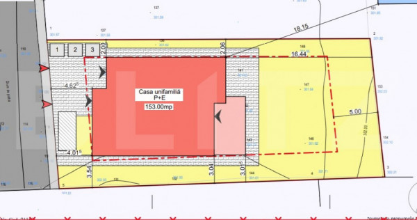Teren 600 mp cu Autorizatie de construire casa individuala,