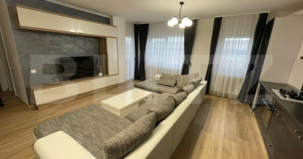 Apartament 2 camere, mobilat modern, 57 mp, zona Terra