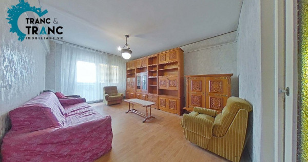 Apartament spatios cu 2 camere cu vedere catre gara in Aradul Nou
