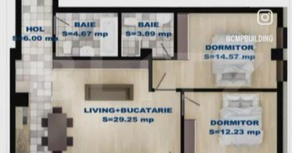 Apartament Modern cu 2 Dormitoare în Bloc Nou - Etaj 4, cu