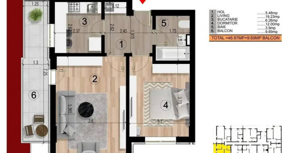 Nou Berceni - Apartament 2 Camere - Metrou