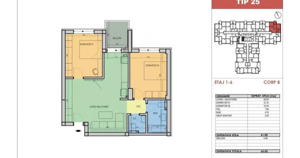 Nou 3 Camere - 400m Metrou - Berceni