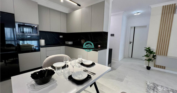 Inchiriez apartament cu 2 camere mobilat si utilat lux Conce