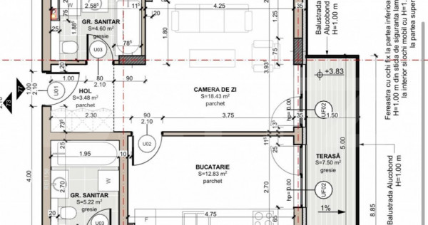 PROIECT NOU, apartament 2 camere finisat, 40 mp utili, zona