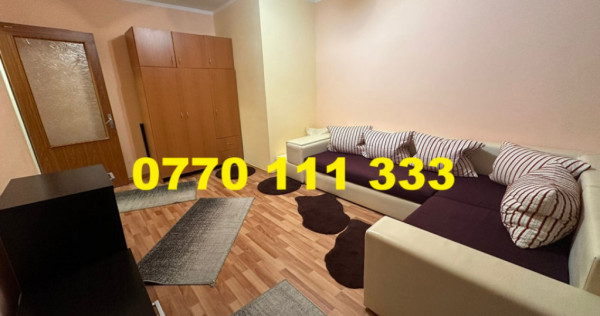 Apartament 1 camera, zona Obor, parter cu balcon.