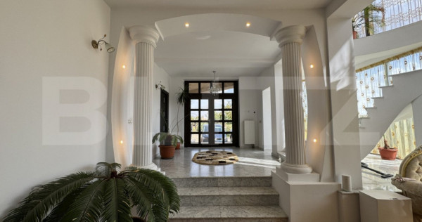 Vilă de 469 mp utili, teren 1.200 mp cu garaj și piscină,