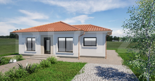 Casa individuala cu 4 camere in stil mediteranean,353 mp ter