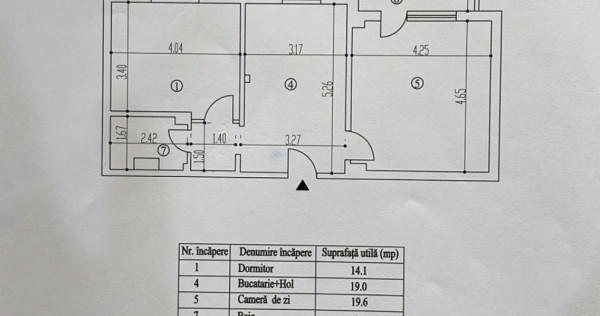 Apartament 2 camere Buzaului (B-uri), etaj 3.