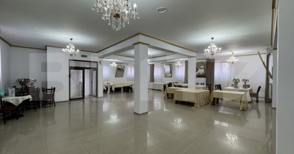 Clădire restaurant S + P + M, 512 mp utili, cu 462 mp teren