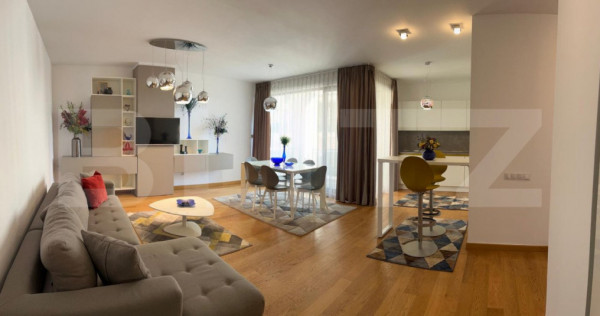 Apartament de vânzare, 3 camere, 90 mp, Ansamblu Riviera, I