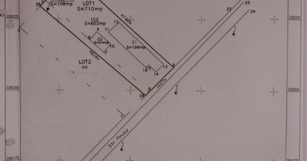 Teren Afumati Ilfov - str. Pinuliui - canalizare, gaze, apa, 500mp