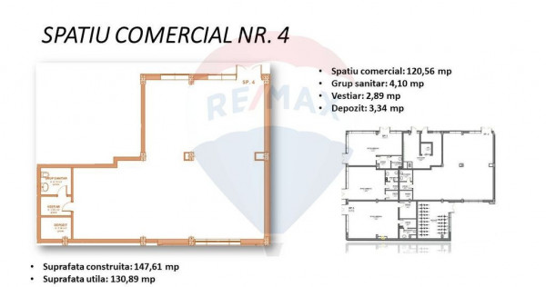 Spațiu comercial în bloc nou 130 mp de vânzare,Cantemi...