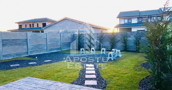 Duplex cu 3 camere, 2 bai, 90 mp utili,teren 350 mp, Mosn...