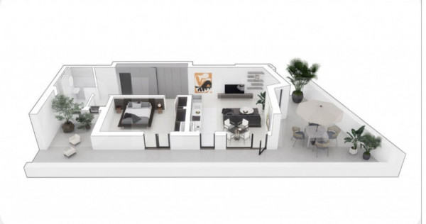 Penthouse cu 2 camere, 65 mp, Timisoara!