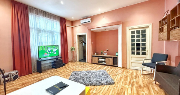 Unirii - Apartament etajul 1+Mansarda - Mobilat si Utilat - 750 m Metr