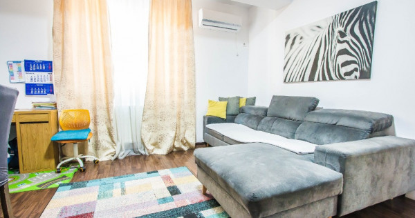 5 MIN. METROU BERCENI-Apartament cu 2 camere mobilat-utilat