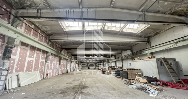 Hala industrial , 1600 mp , de inchiriat, Buziasului, Timisoara.