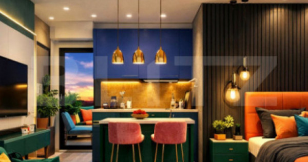 Zero Comision! Apartament studio, 40 mp, 1 Loc Parcare INCLU