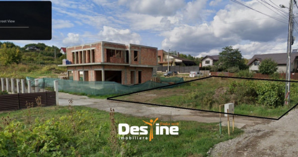 Teren intravilan 420 mp 2 fronturi stradale 20m Bucium Lidl