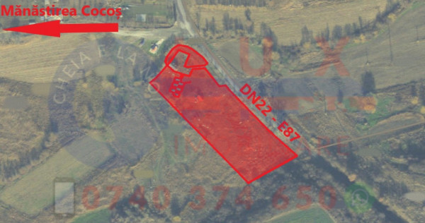 ID 7837 Investiție cu viziune - Teren cu deschidere la E87 - DN22