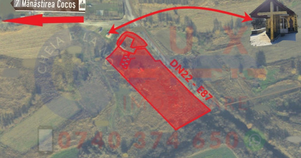 ID 7837 Investiție cu viziune - Teren cu deschidere la E87 - DN22