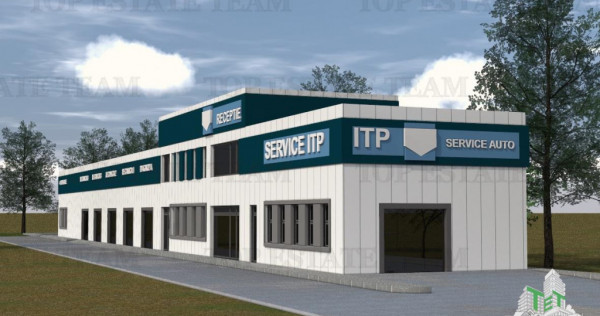 Hala industriala, pretabila, fabrica, productie, service aut