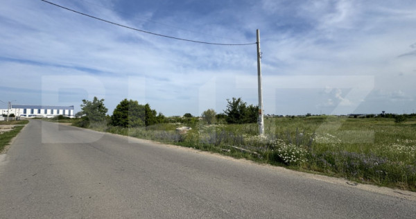 Teren intravilan 3087 mp, toate utilitățile la front, zona