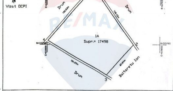 Teren intravilan - 17.500 mp - Gostilele Fundulea