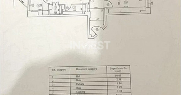 CENTRU -PALAS MALL apartament 3 cam etajul 1