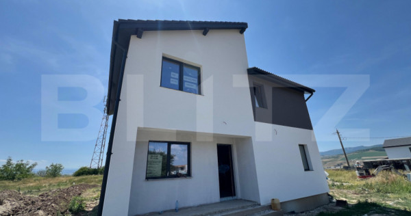 Casă nouă cu design modern, 4 camere cu potențial imens d