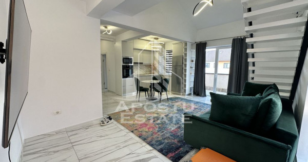 Penthouse cu 3 camere si 2 bai complet mobilat si utilat ...